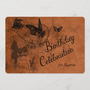 Convite O aniversário feito sob encomenda do jardim