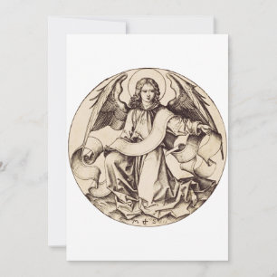 Convite O Anjo de São Mateus - Símbolo da Arte Fina