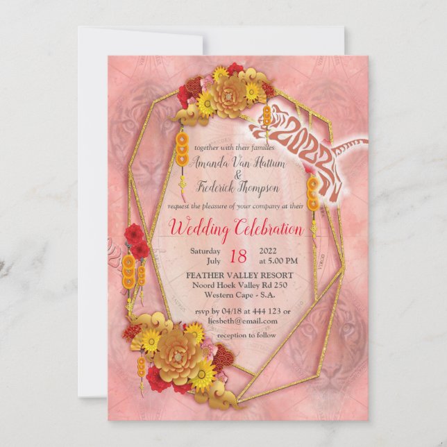 Convite O Ano do Tigre (Frente)