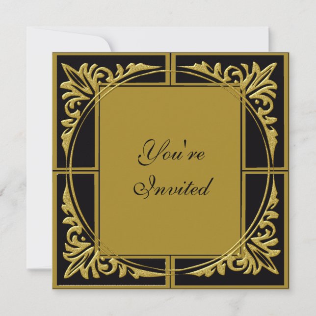 Convite O ano novo do partido convida (Frente)