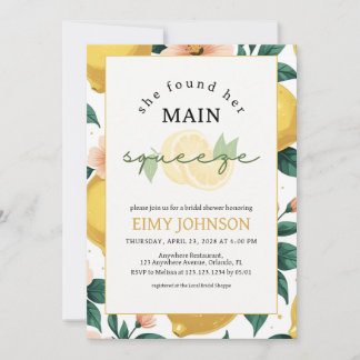 Convite O aperto principal dela