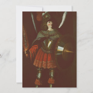 Convite O Arcanjo Miguel por Francisco de Zurbarán Arte