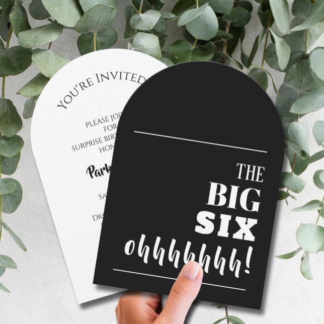 Convite O arco de Festa de aniversário BIG 60th (The BIG 60th birthday party arch-top invitations - INSTANT DOWNLOAD, PRINTED and/or both!)