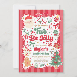 Convite O Arco de Natal Be Jolly da Temporada Dois 2º Aniv