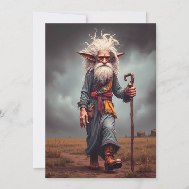 Convite O Assistente do Elf Anunciante (Frente)