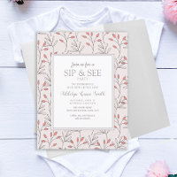 O branco-rosado pincel deixa o Chá de fraldas ping