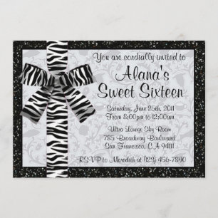 Convite O brilho impresso prata convida com arco do