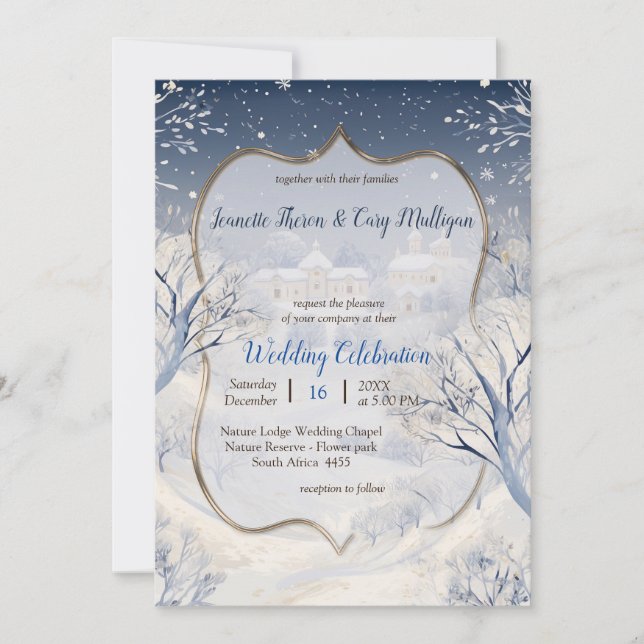 Convite O calor do sol no inverno (Frente)