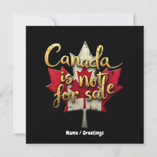 Convite O Canadá Não está à Venda Celebrando o Orgulho Can