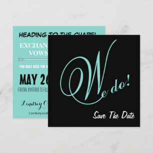 Convite O Casal Feliz Nós Salvamos os Anúncios de Data