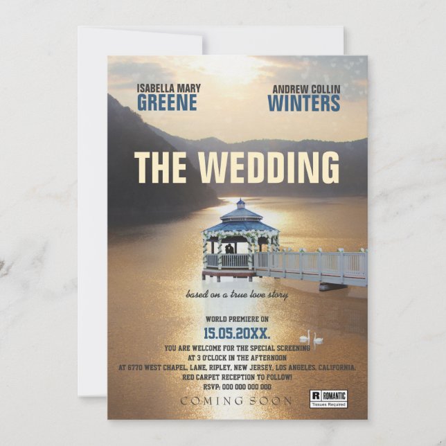 Convite O Casamento (Frente)