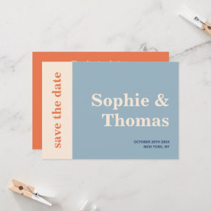 Convite O casamento da tipografia moderna salva a data