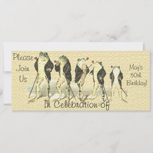 Convite O cavalheiro (Frente)