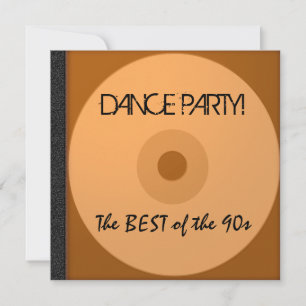 Convite O CD do dance party convida