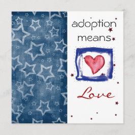 Convite O chá da adopção convida