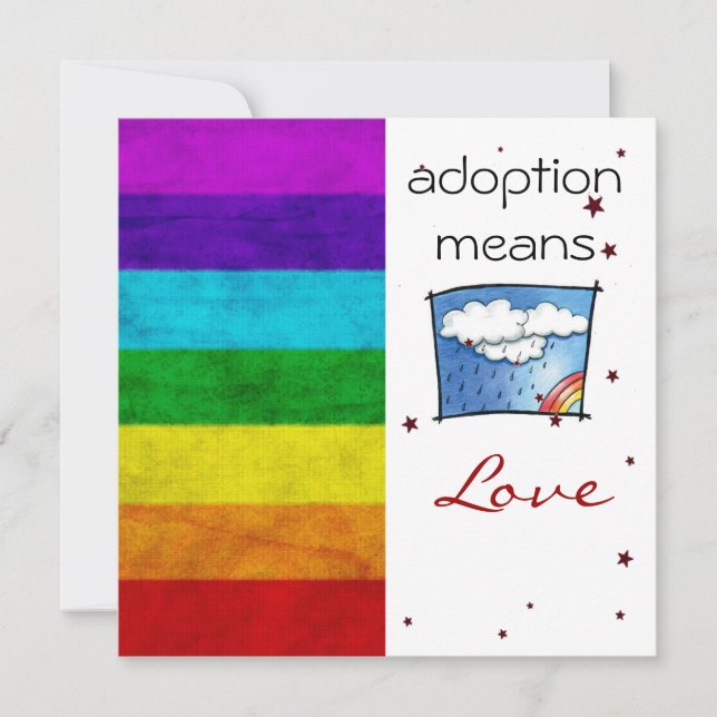 Convite O chá da adopção convida (Frente)
