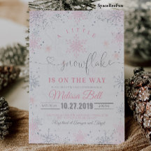 O Chá de fraldas do Floco de Neve Um Pouco está li