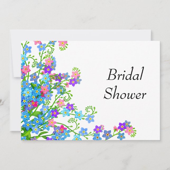 Convite O chá de panela do jardim dos miosótis convida (Frente)