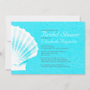 Convite O chá de panela elegante do destino dos Seashells