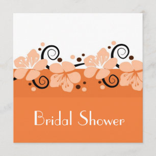 Convite O chá de panela na moda convida - flores