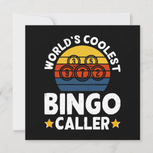 Convite O Chamador de Bingo Mais Legal do Mundo