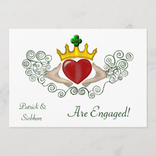 Convite O Claddagh (cor completa)