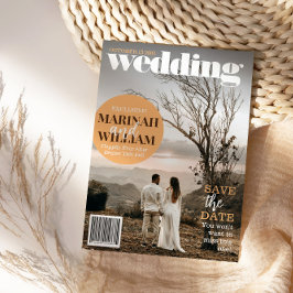 Convite O Cobrir Da Trendy Magazine Salva A Foto Da Data