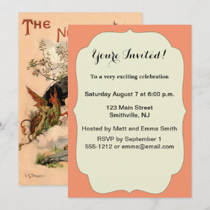 Convite O Cobrir Vintage Wonderland Alice 1890