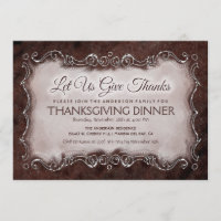 O comensal da acção de graças convida - deixe-nos