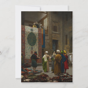 Convite O Comerciante de Tapetes Jean Leon Gerome Impressã