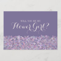 O Confetti Roxo Vai Ser A Minha Menina Flor
