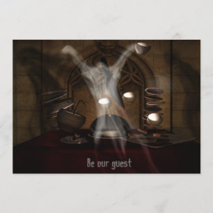 Convite O convidado do Janto HALLOWEEN