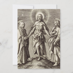 Convite O Cristo Retreen está sobre uma colina