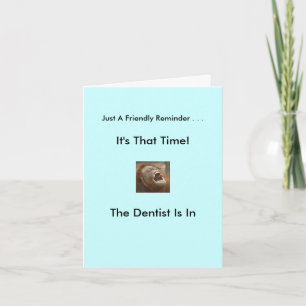 Convite O Dentista Está Aqui