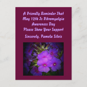 Convite O dia da consciência da fibromialgia convida