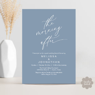 Convite O Dia Seguinte, Brunch Romântico Pós-Casamento