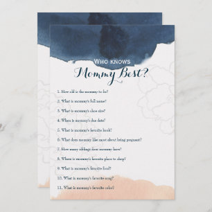 Convite O dobro tomou partido - 2 jogos do chá de fraldas