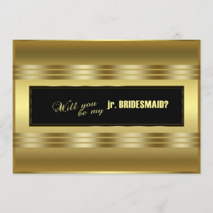 Convite O Dourado Clássico Negro Será Meu Jr. Mulher de Br