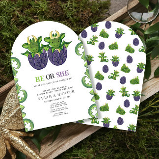 Convite O Dragão Moderno, Ele Ou Ela, Revelam Chá de frald