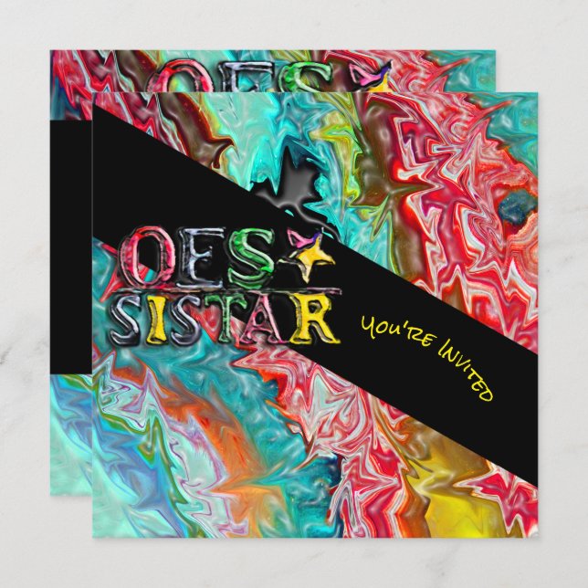 CONVITE O.E.S. SISTAR (Frente/Verso)