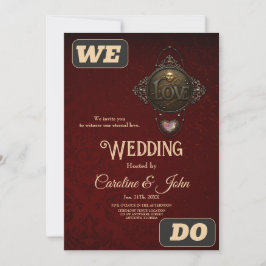 Convite O Emblema do Amor.