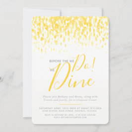 Convite O ensaio de arte do caranguejo amarelo sunny janta