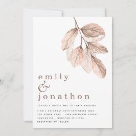 Convite O Espelho Elegante Moderno Deixa Casamento