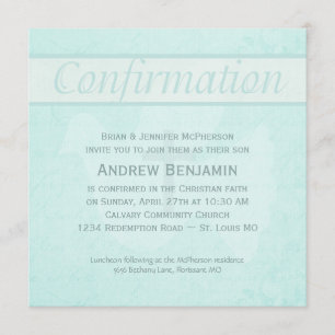 Convite O Espírito Santo da confirmação mergulhou com A