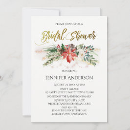 Convite O feriado ilumina o chá de panela do buquê