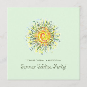 Convite O festival/partido do solstício de verão convida