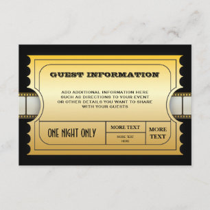 Convite O filme anual concede a partido a inserção dourada