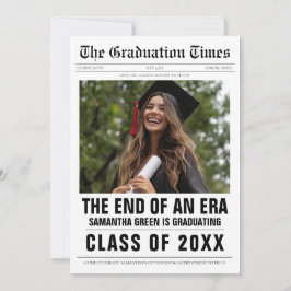 Convite O fim de um jornal de graduação da era