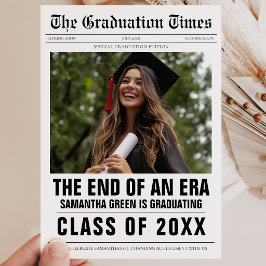 Convite O Fim de uma Era Jornal de Formatura