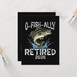Convite O-Fish-Ally Aposentado 2026 Humor Engraçado
